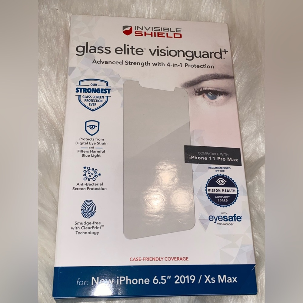 Glass EliteTM VisionGuard Advanced Strength with 4-in-1 Protection